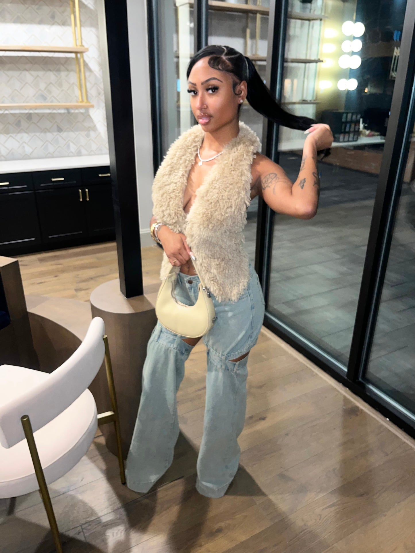 Open jeans