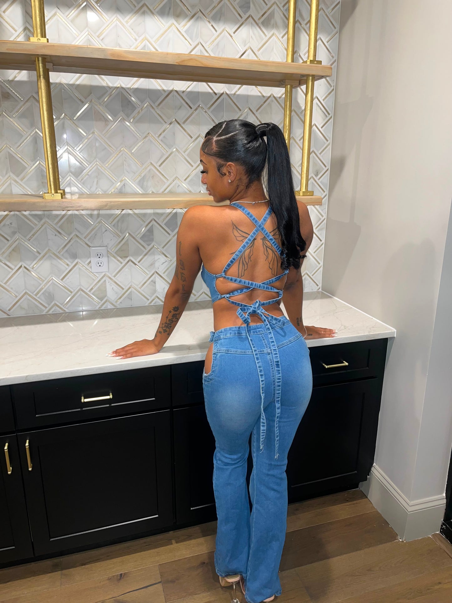 Tie me up jumpsuit
