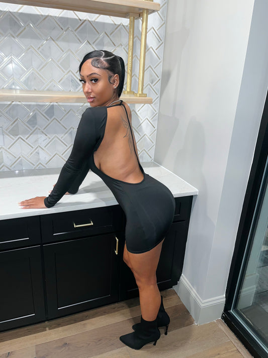 Backless mini (black)